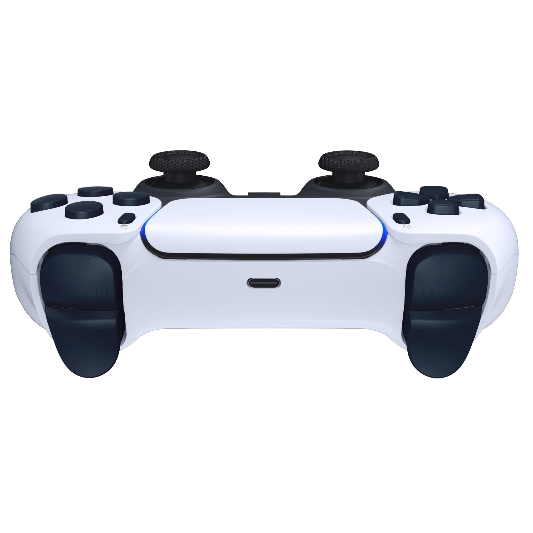 eXtremeRate Replacement Full Set Buttons Compatible with PS5 Controller BDM-010/020 - Midnight Blue eXtremeRate