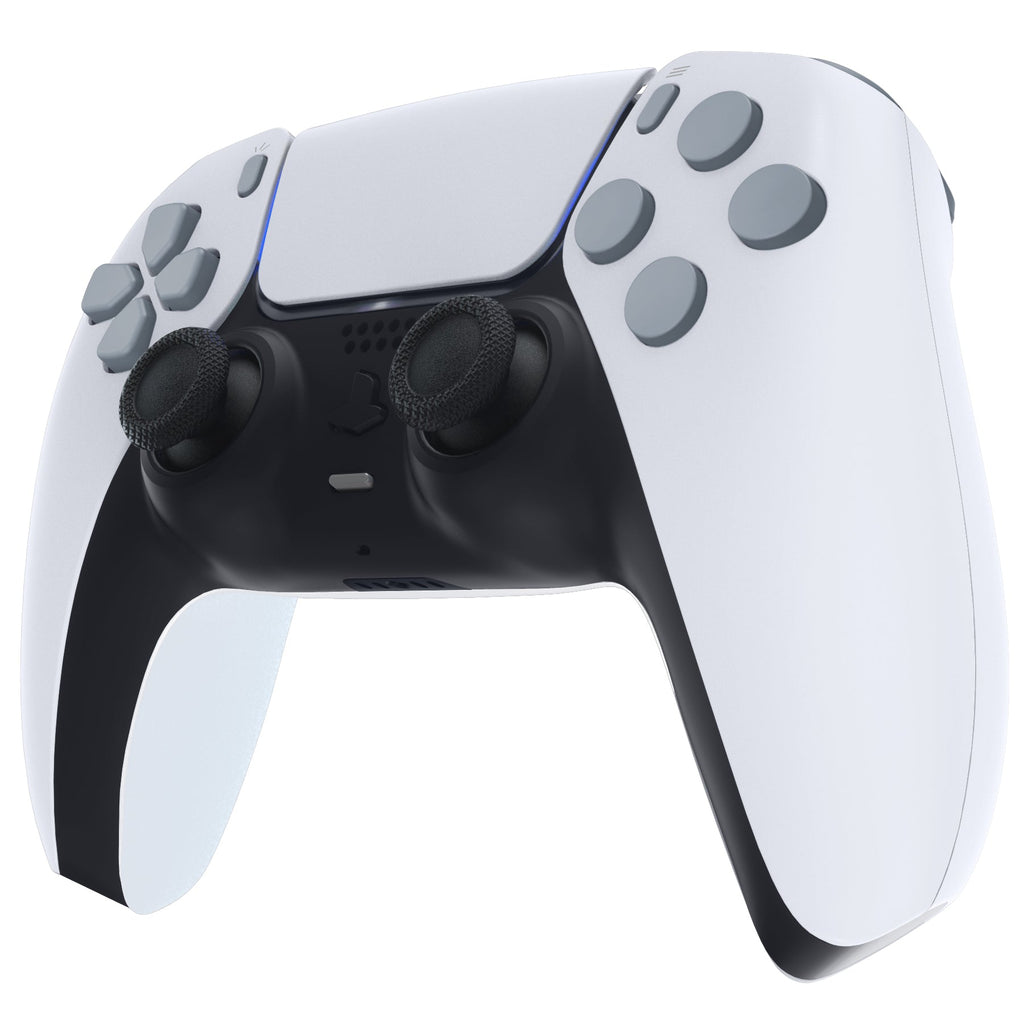 eXtremeRate Replacement Full Set Buttons Compatible with PS5 Controller BDM-010/020 - New Hope Gray eXtremeRate