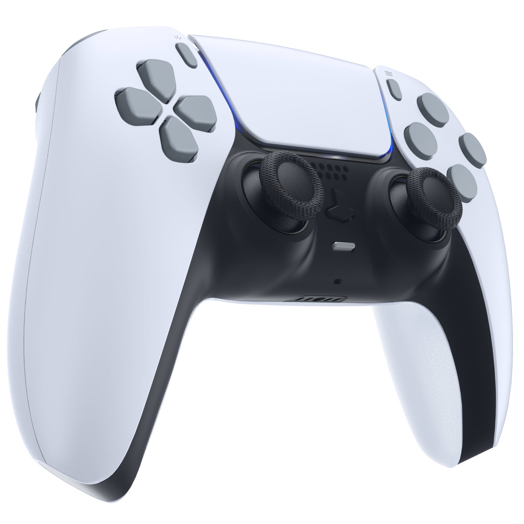 eXtremeRate Replacement Full Set Buttons Compatible with PS5 Controller BDM-010/020 - New Hope Gray eXtremeRate