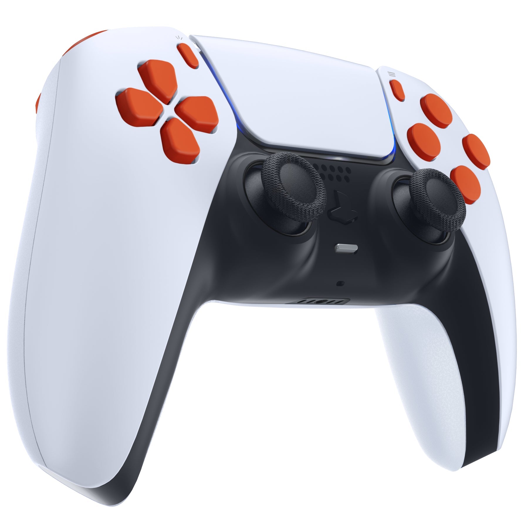 eXtremeRate Replacement Full Set Buttons Compatible with PS5 Controller BDM-010/020 - Orange eXtremeRate