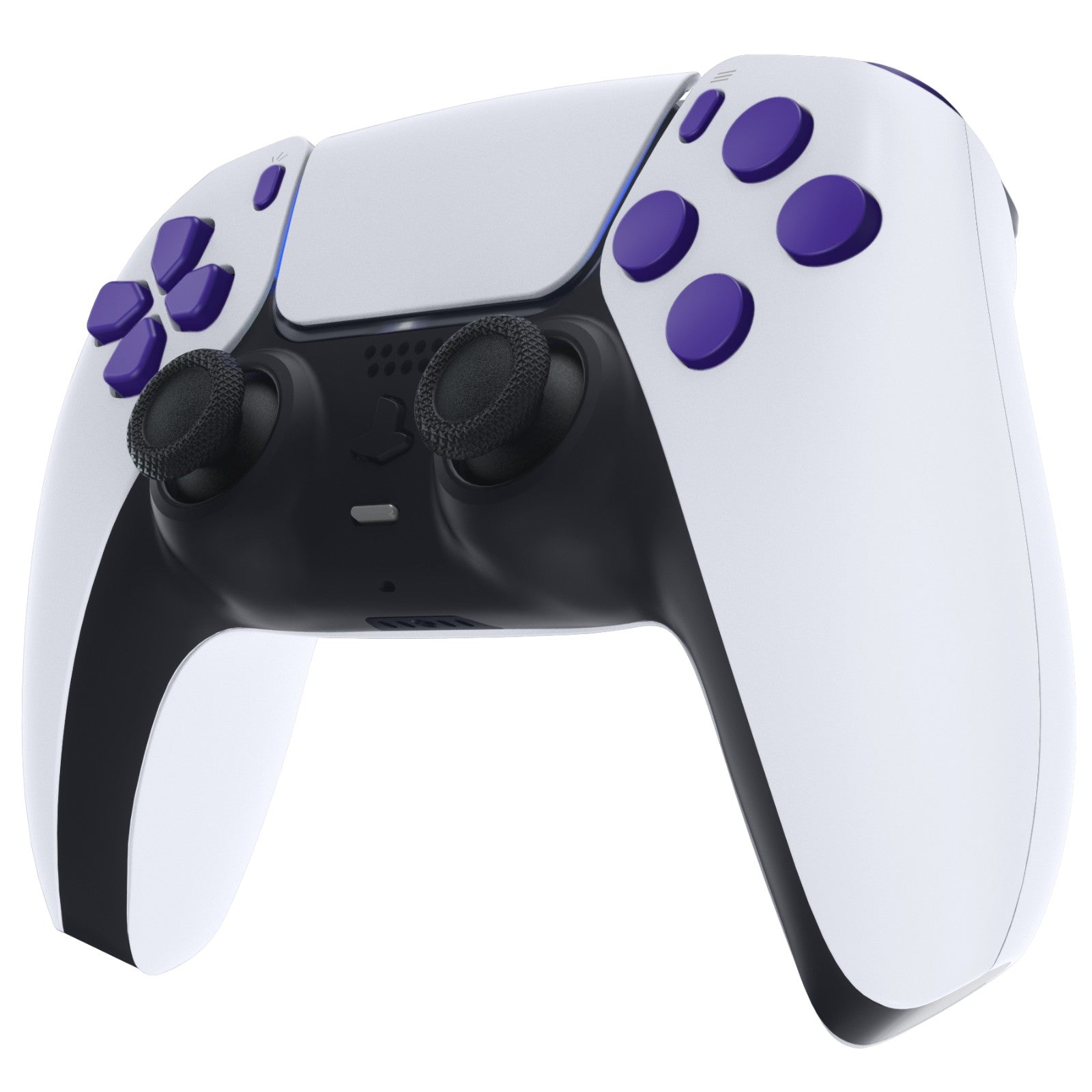 eXtremeRate Replacement Full Set Buttons Compatible with PS5 Controller BDM-010/020 - Purple eXtremeRate