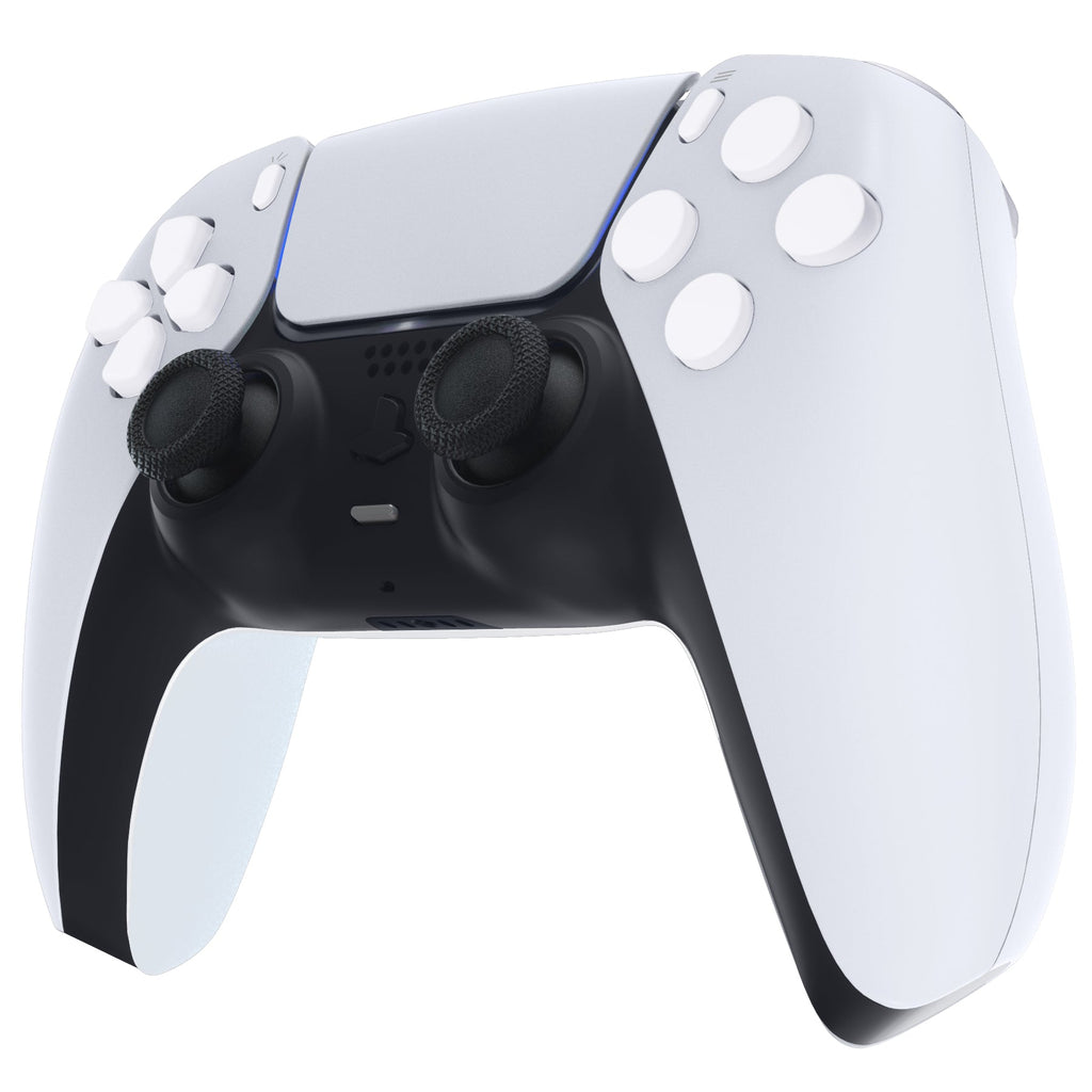 eXtremeRate Replacement Full Set Buttons Compatible with PS5 Controller BDM-010/020 - White eXtremeRate