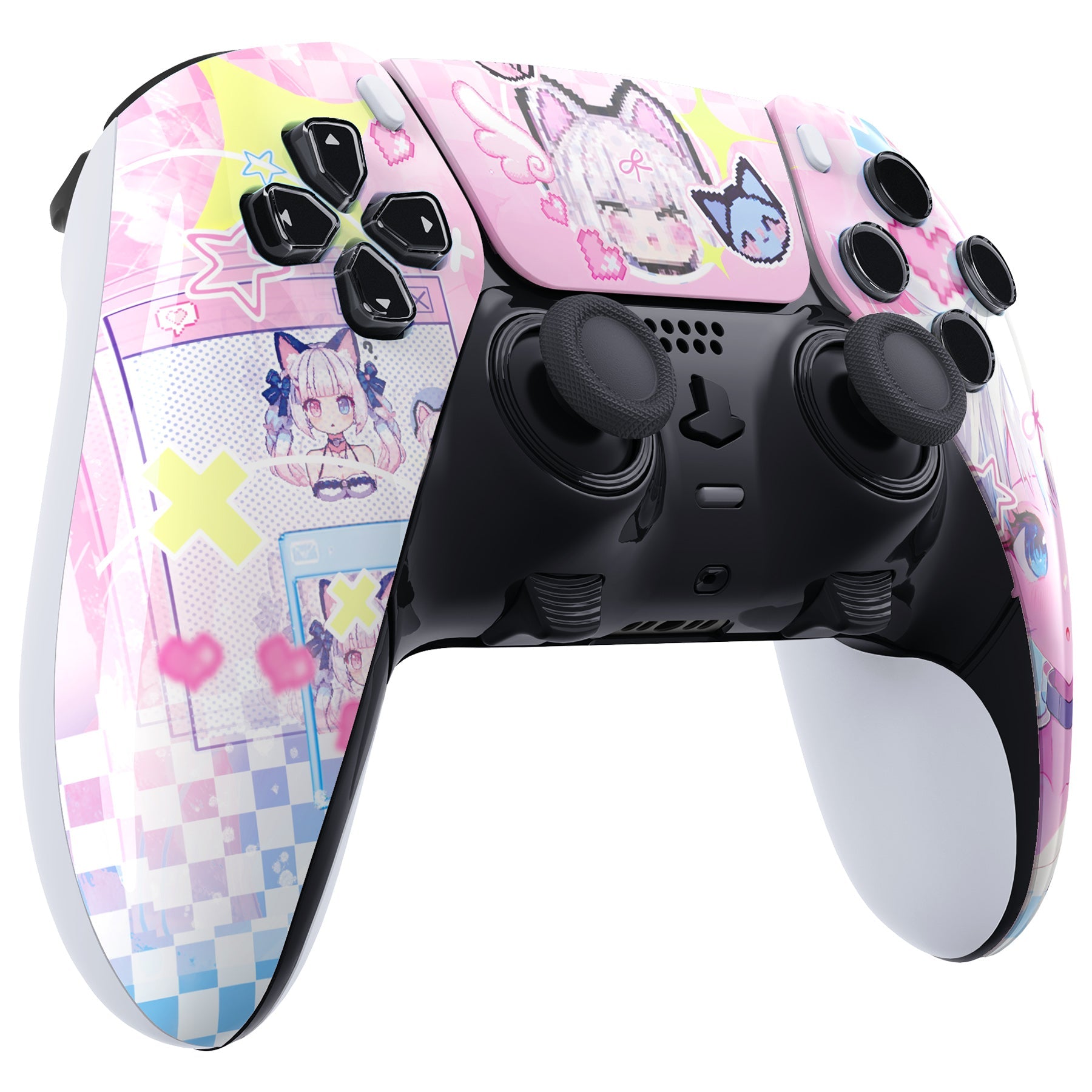 eXtremeRate Replacement Left Right Front Housing Shell with Touchpad Compatible with PS5 Edge Controller - MeWoow eXtremeRate