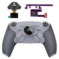 eXtremeRate SPARK Back Paddles Kit with OLED Display & Clicky Trigger Stops & Ergonomic Grips for PS5 Controller BDM-030/040/050 - Rubberized New Hope Gray & Classic Gray eXtremeRate
