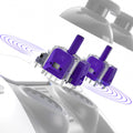 eXtremeRate eXhall Digital Calibrable Hall Effect Thumbstick Kit with Calibrate FPC Board for PS5 Controller - Purple 120gf eXtremeRate